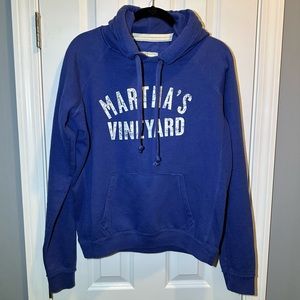 Martha’s Vineyard Navy Blue and White Hoodie